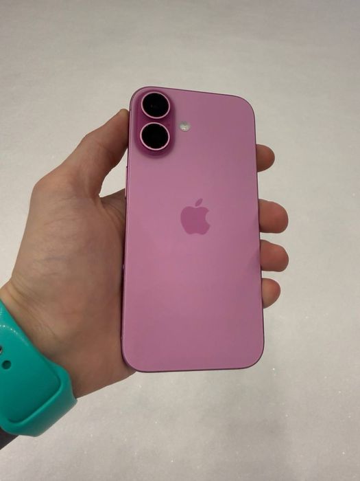 айфон 16, 128 гб, розового цвета