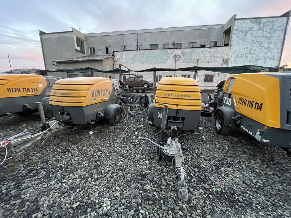 Pompa de beton stationara Putzmeister radier fundatii cofraj