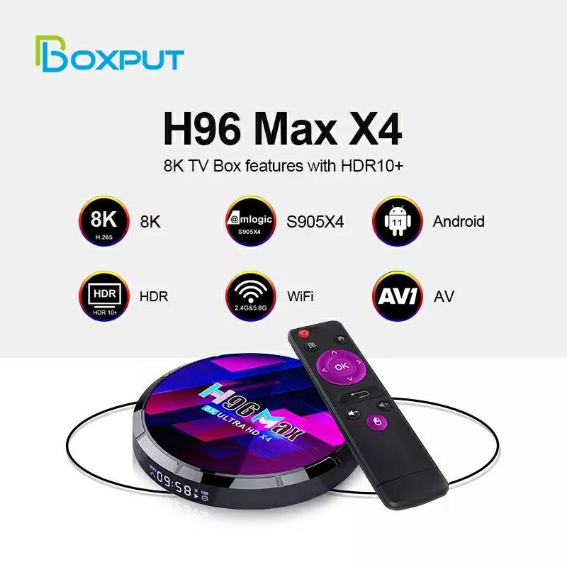 Смарт приставка H96 max X4 Smart tv box тв бокс для телевизора