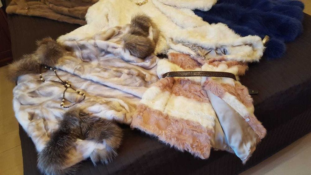 Haina iarna blana naturala , alba