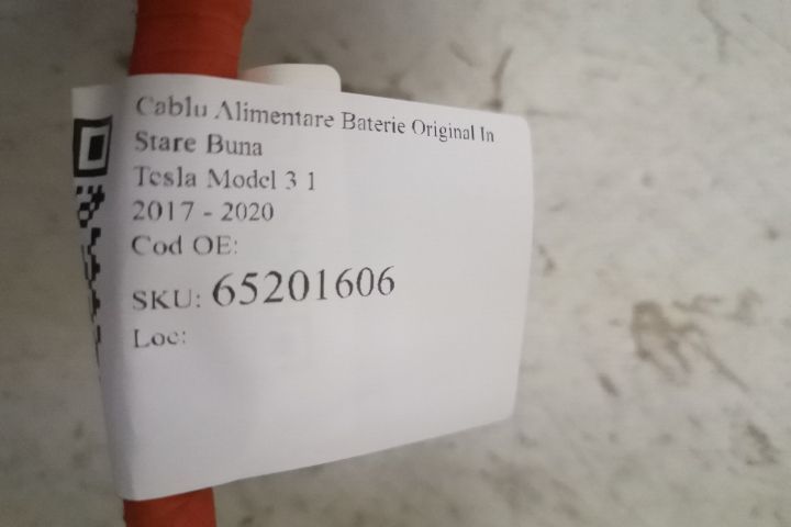 Cablu Alimentare Baterie Original In Stare Buna Tesla  Model 3  1 [201