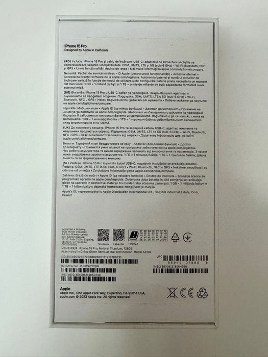 iPhone 15 PRO Natural Titanium