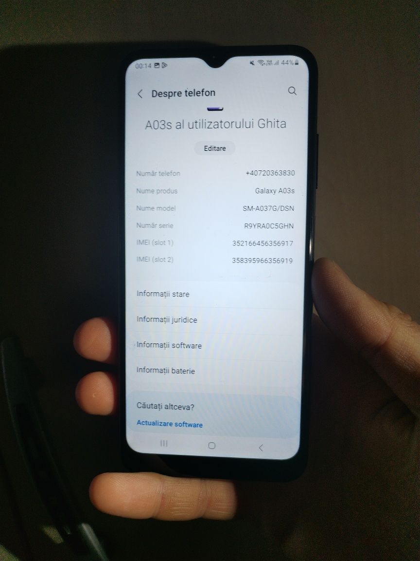 Samsung A03 s stare foarte buna aspect 9/10