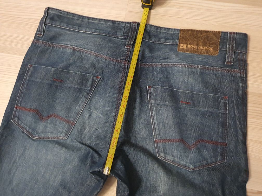 Blugi Boss-Orange Hugo-Boss jeans bărbați slim-fit 34/34 originali