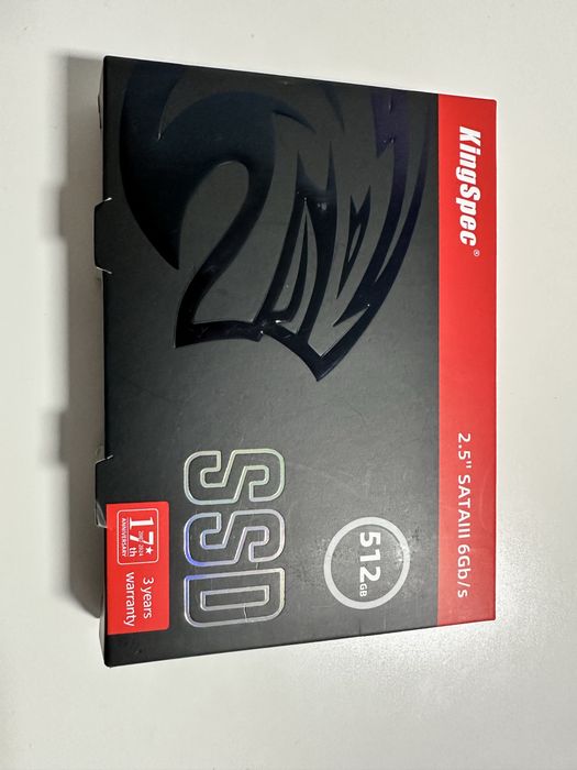 KingSpec SSD 512 2.5", SATA III, memorie flash 3D NAND