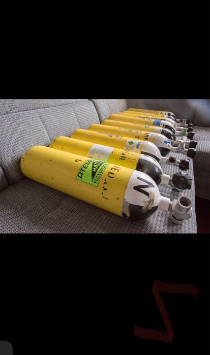 Стоманени Бутилки за въздух Dräger 300бара PCP 6литра