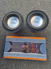 Statie Auto JBL si difuzoare bass Raveland