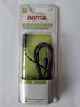 Cablu audio extensie Jack 3.5mm HAMA 205119, 1.5m, negru