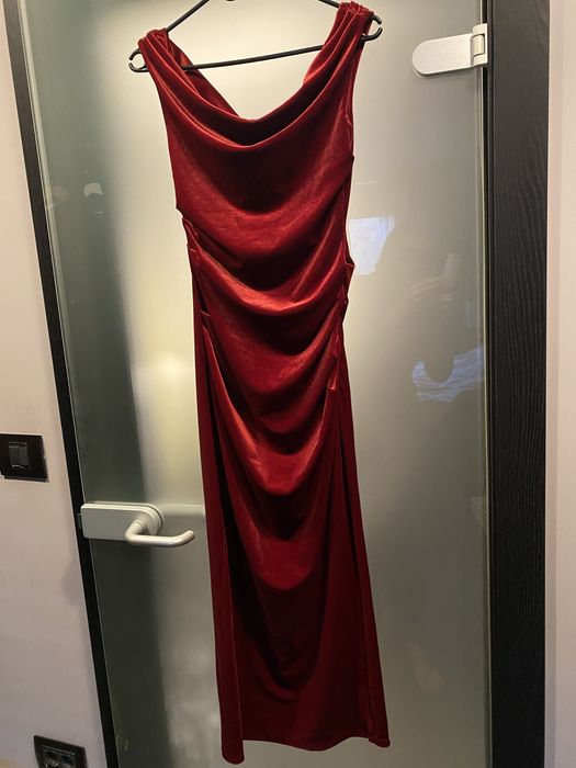 Calliope официална дълга червена рокля S размер