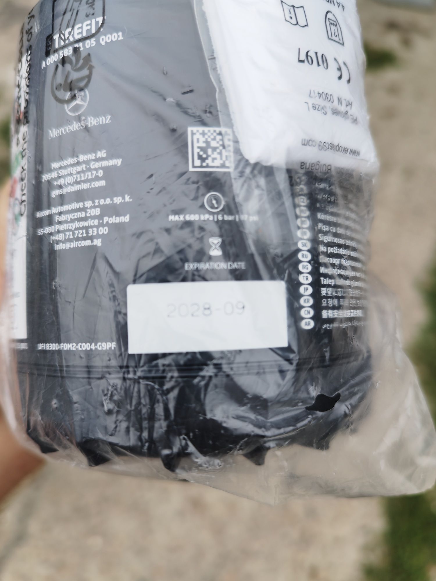 Compresor auto Mercedes cu kit pana