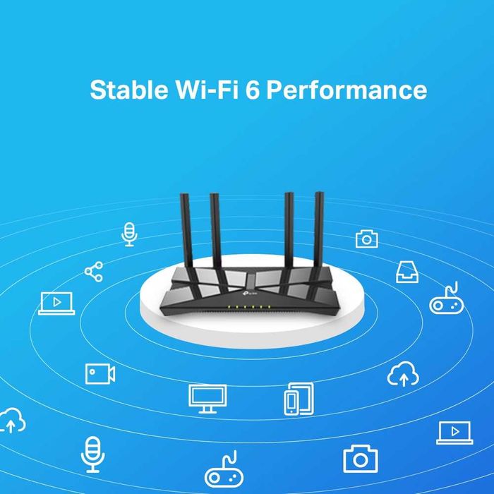 РУТЕР TP-LINK ARCHER AX10 /AX1500 Dual-band, WI-FI 6, Gigabit
