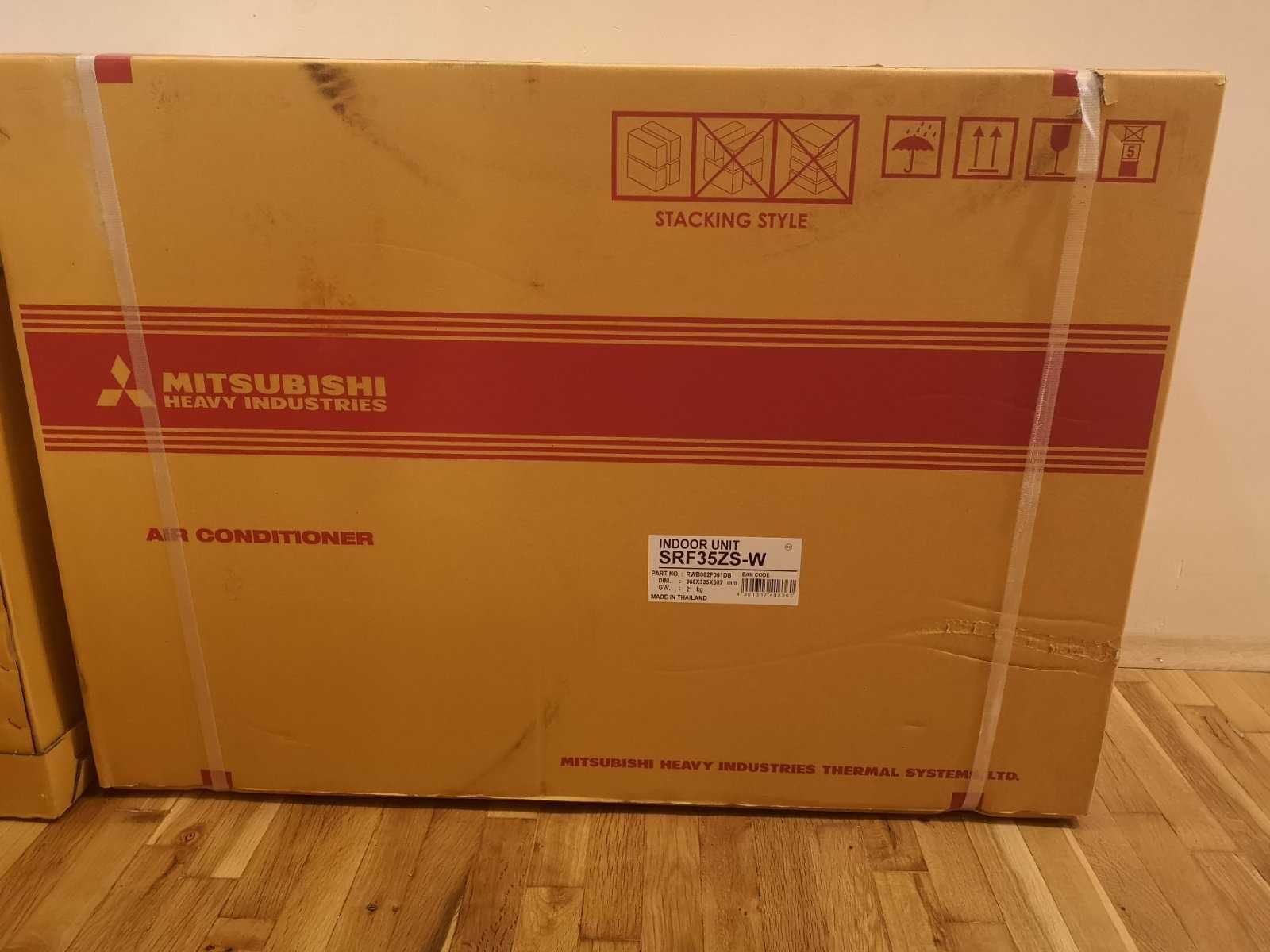 Хиперинверторен климатик Mitsubishi Heavy SRK60ZSX-W DIAMOND черно-бял