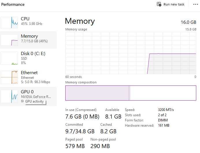 Vand PC gaming rtx 3060