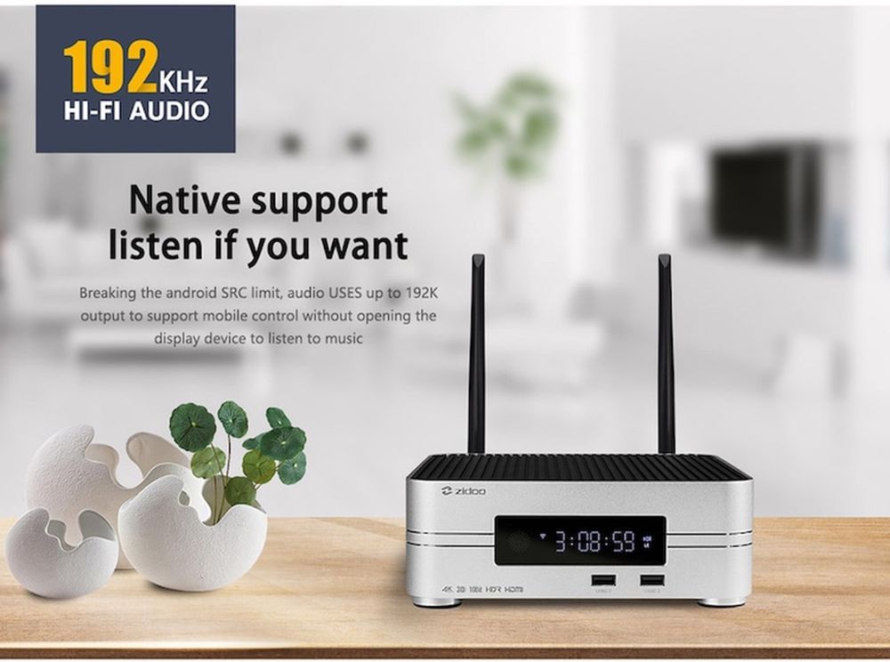 Zidoo Z10 - 4K Android  мултимедиен плейър TV бокс Bluetooth, Wi-F
