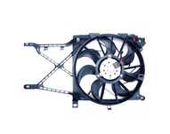 GMV radiator electroventilator Opel Astra H, 2004-2014, motor 1.4, 1.6; 1.8 benzina, cu AC, 390 mm; 4 pini; cu pre-rezistor,