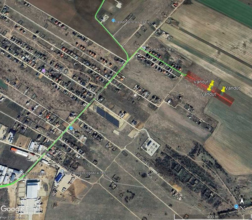 Parcele 400 mp teren intravilan Cartier Aeroport