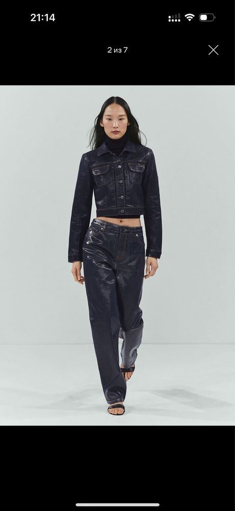 Джинсовая куртка Mango размер Xs/40