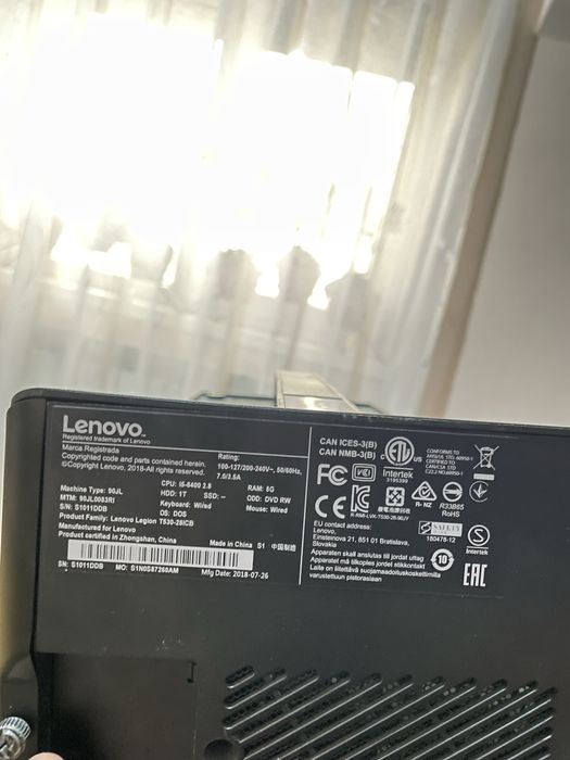 Pc gaming Lenovo Legion