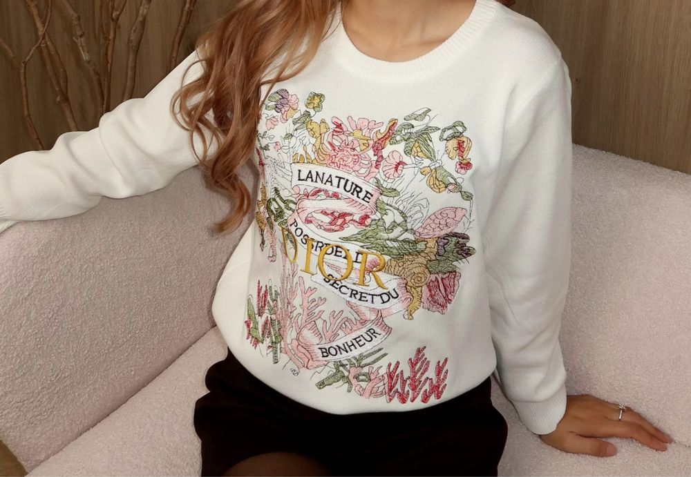 Шикарный Белый Свитер