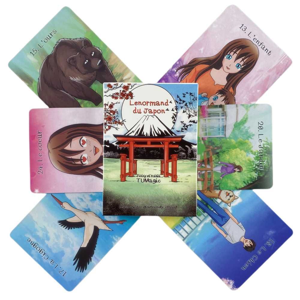 Ленорман карти:Lenormand du Japon&Le Claire Lenormand&Simply Christmas