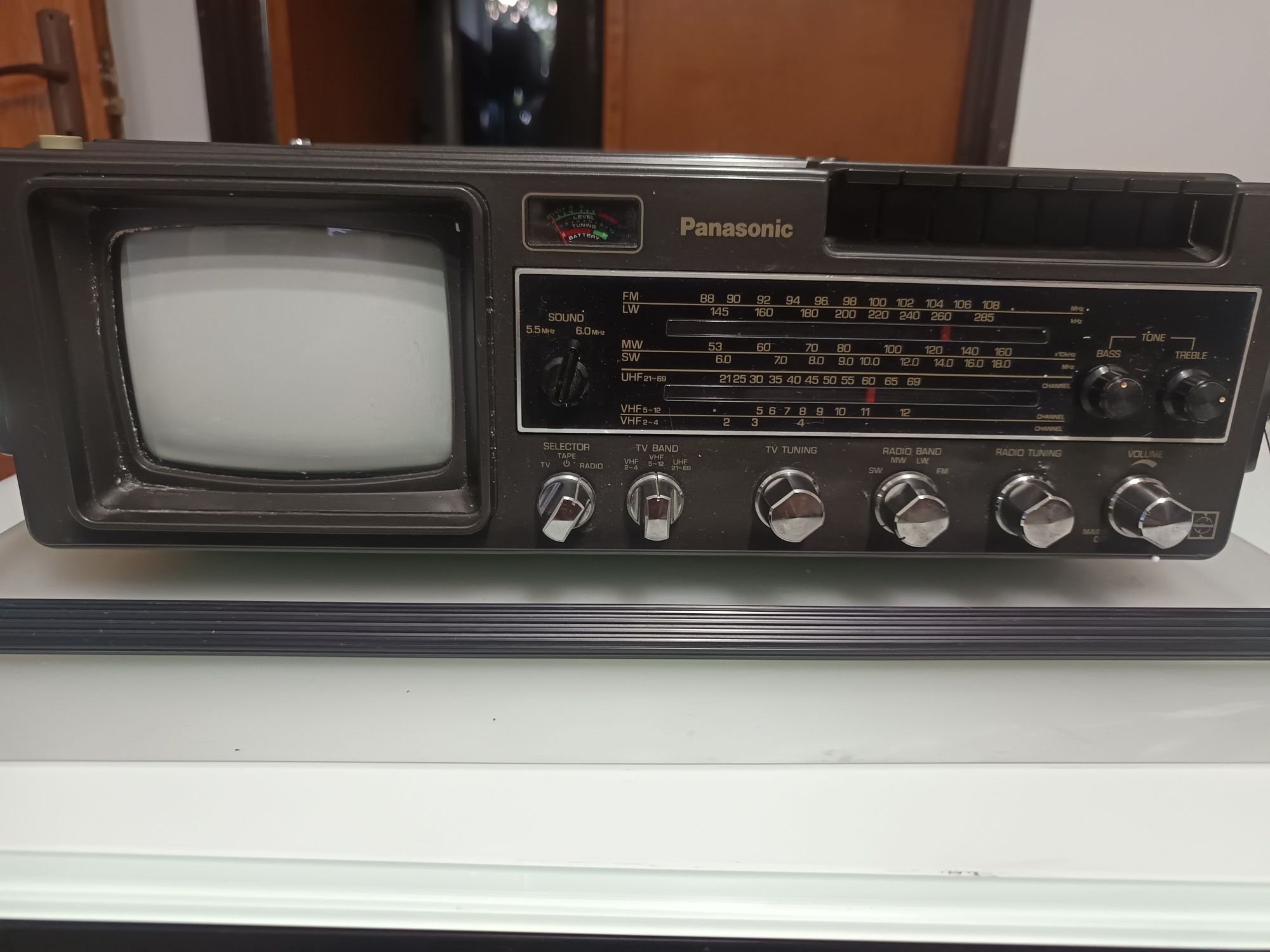 Panasonic TR5001S tv radio casete vintage retro colectie