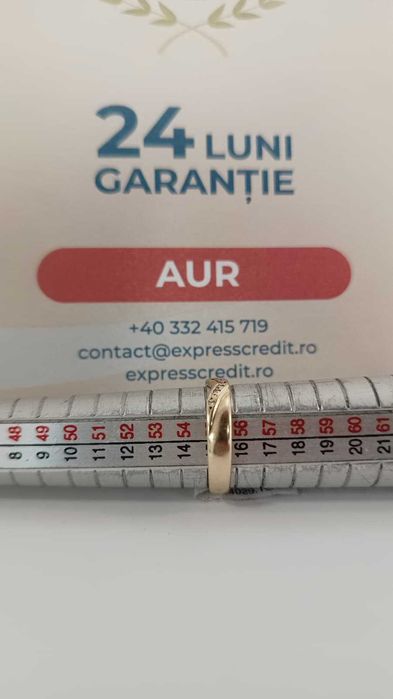 (Ag24) Inel aur 9K 2.39gr B44029.1- Garantie 2 ani!