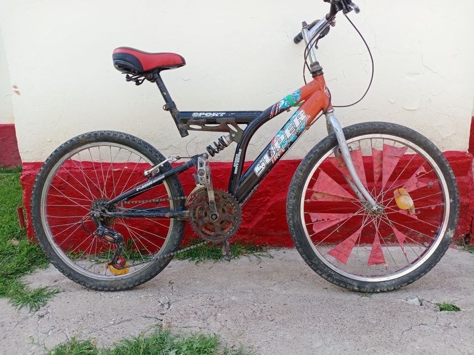 Велосипед на ходу