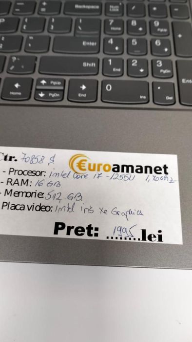 Laptop Lenovo ThinkBook 15 G4 IAP. Mineral Grey -P-