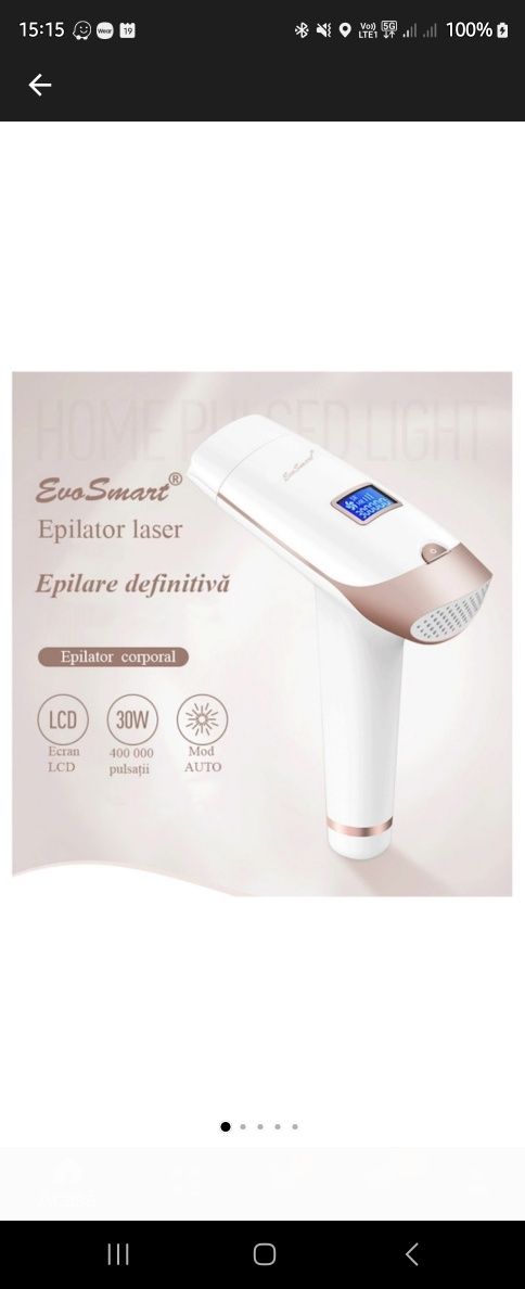 Aparat epilare definitiva IPL