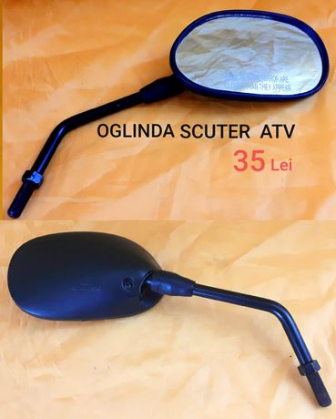 Oglinzi cu suport metal  pentru Scuter, ATV - NOI - 35 Lei Bucata