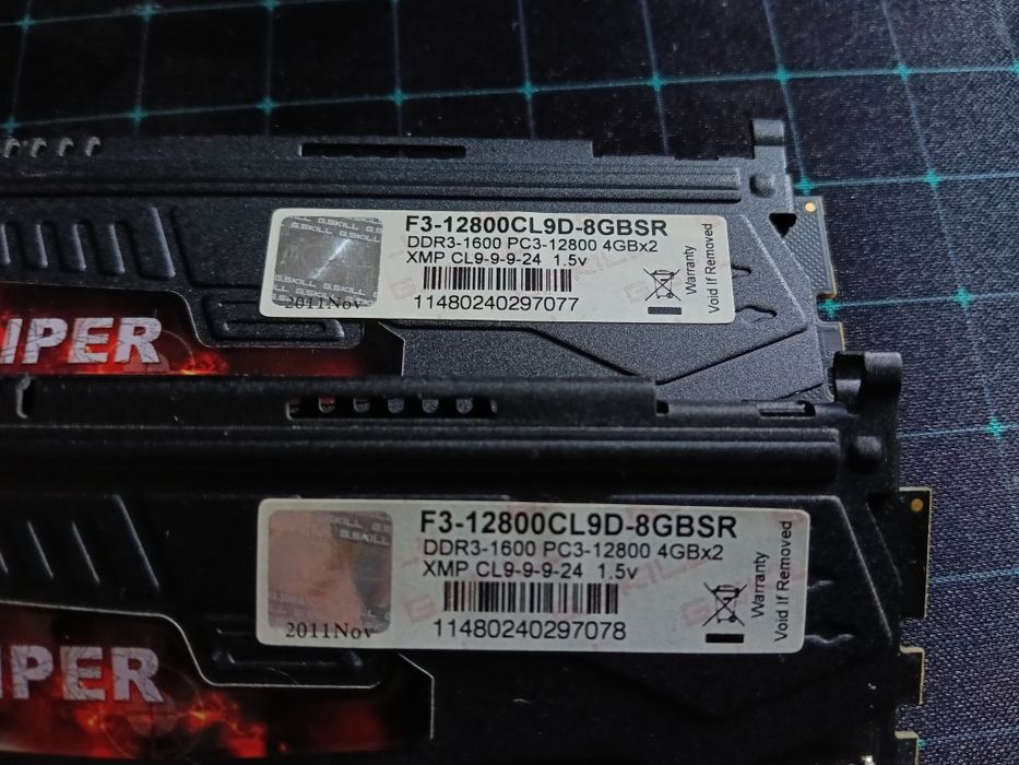 Memorie RAM 8GB sniper 2 placi