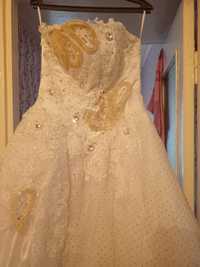 Свадебное платье  размер 46