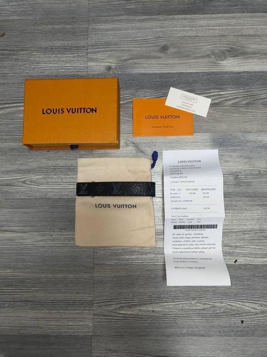 Кожена Гривна Louis Vuitton Slim