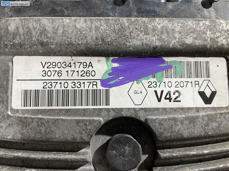 Kit Pornire ECU Calculator Motor Calculator Confort Chei Cheie CIP Imobilizator Dacia Logan 2 1.2 Benzina 2012 - 2020 Cod 237102071R V29034179A 3076171260 284B14559R [LR0060] [LR0061]