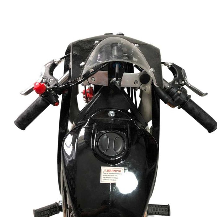 Mini motocicleta copii MiniRocket PS88 50cc negru