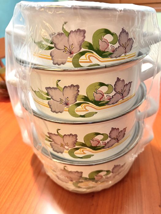 Комплект тенджери емайлирани