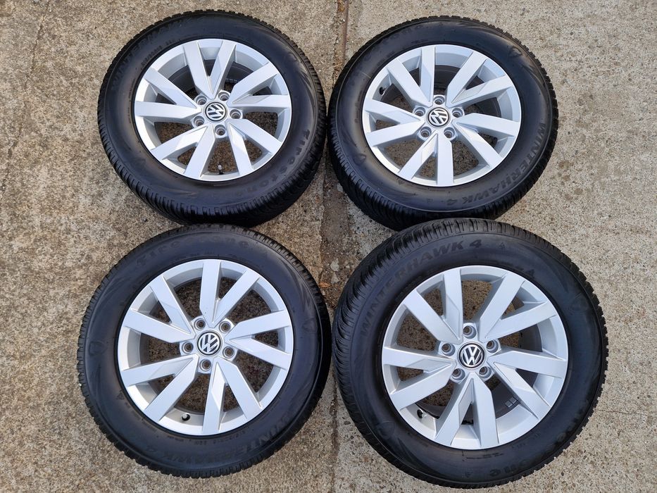 Jante 5x112 Vw Passat B8 anvelope iarna 215 60 16 Firestone 2021