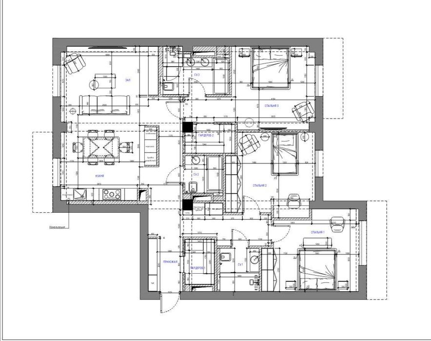 СРОЧНО продается 4-хкомнатная квартира коробка в ЖК Mirabad Avenu