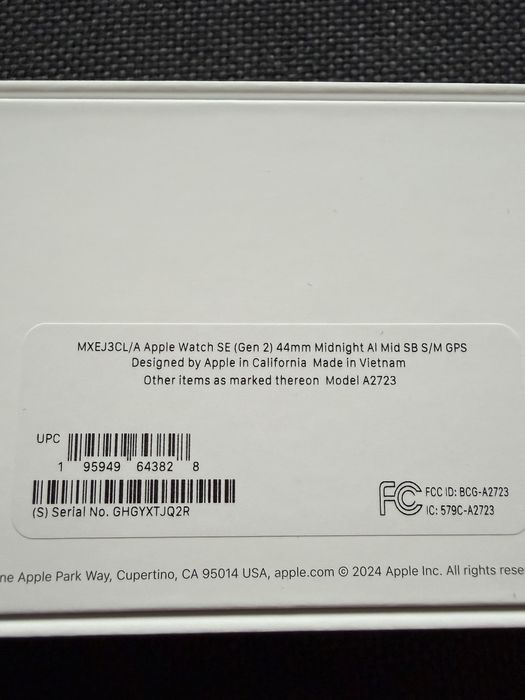 Apple watch se 2 gen 44 mm неразпечатан