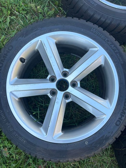 Jante 5x112 Audi Q3 Q5 WV Golf Tiguan Seat Skoda +anv iarna 245 45 18