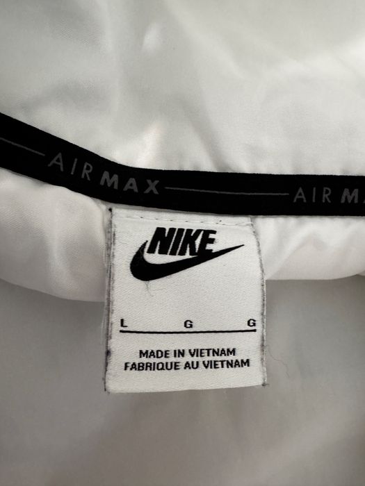 Jacheta nike air max alba