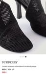 Burberry mesh обувки на ток