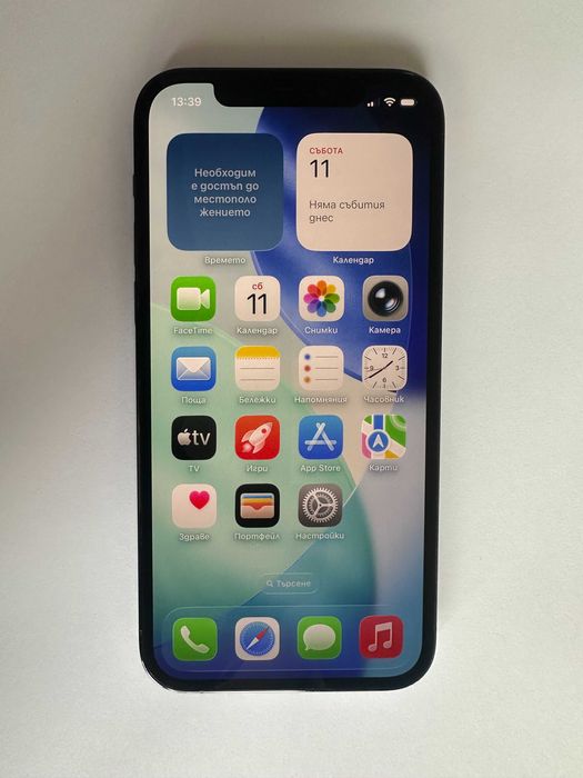 КАТО НОВ !!! iPhone 12 Pro - Син - 128GB - Отключен - 100% БАТЕРИЯ !!!