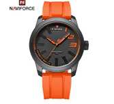 Ceas Barabatesc NAVIFORCE Silicone Strap Military Watches Waterproof