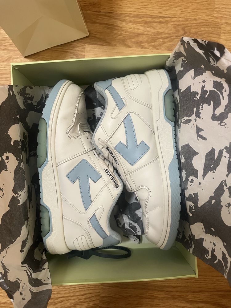 Off white OOF baby blue