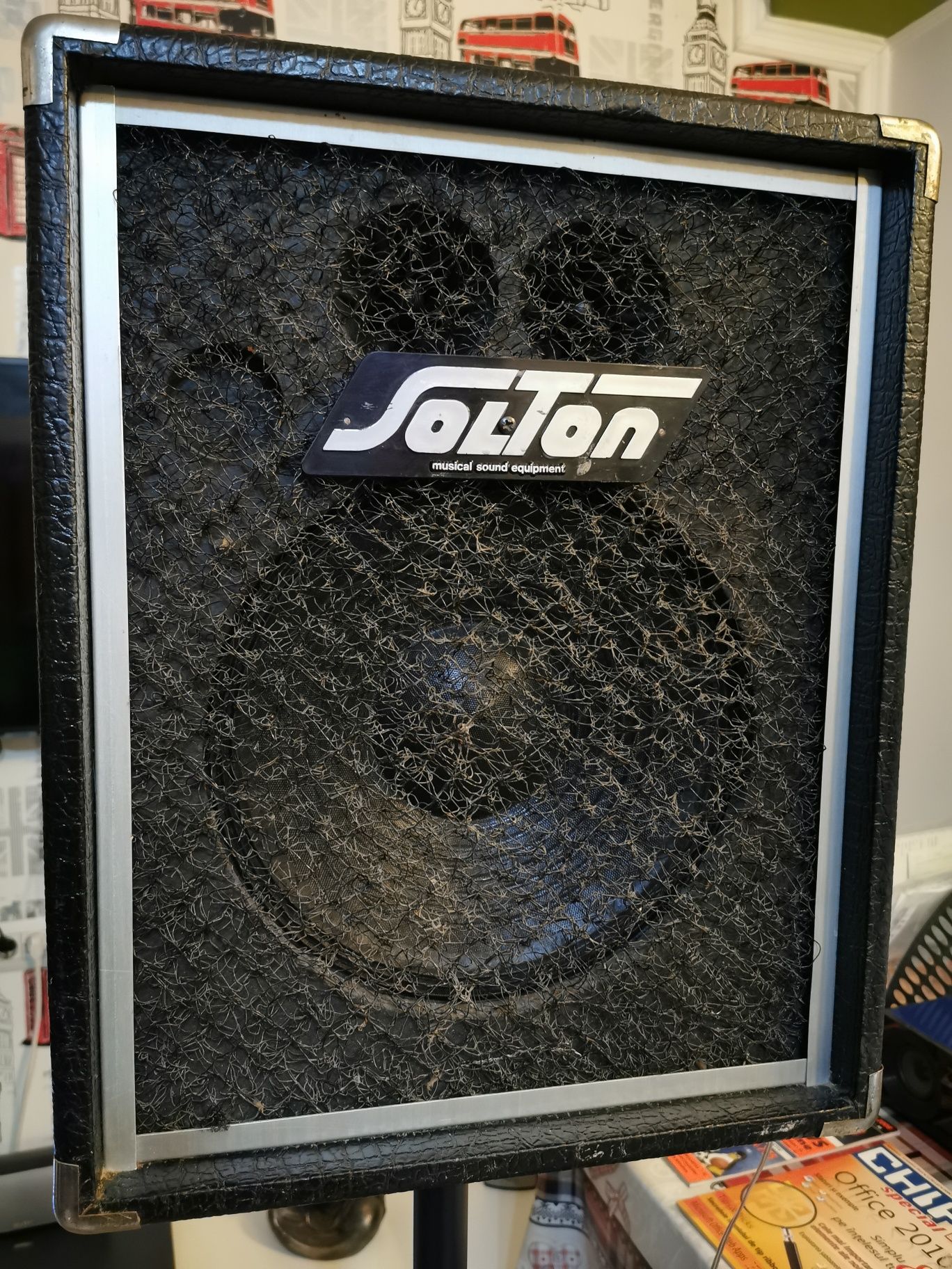 Boxe topuri pasive Solton 12'' 3 cai 150w RMS 8 ohmi made in Germany