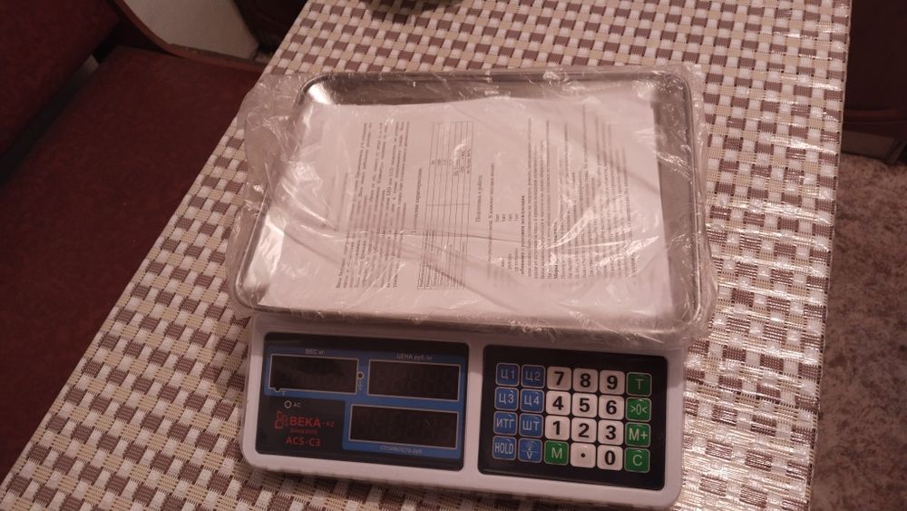 Продам новые настольные весы для торговли