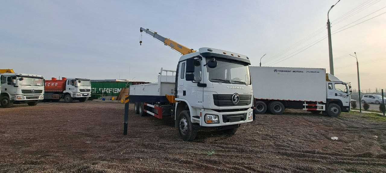 SHACMAN L3000 - 6,3 тонна XCMG КРАН манипулятор сотилади. FAW/Dongfeng