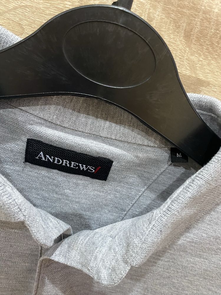 Мъжка тениска с яка Andrews