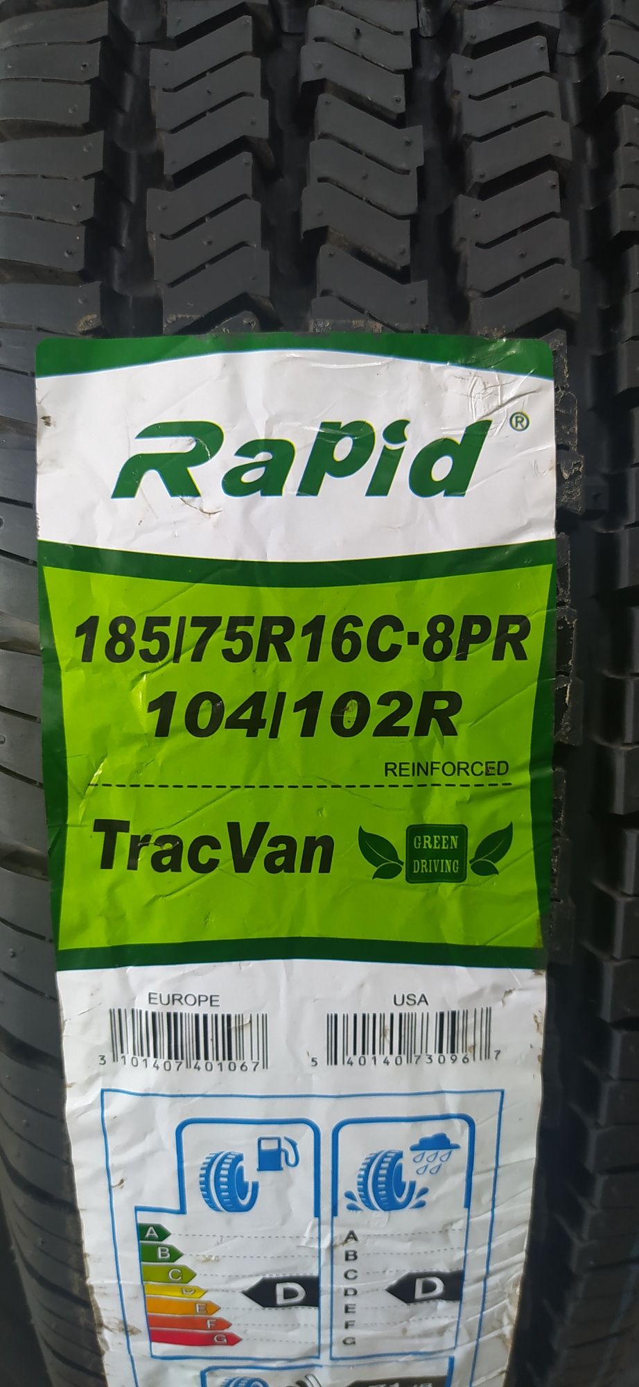 185/76R16C. Rapid TracVan